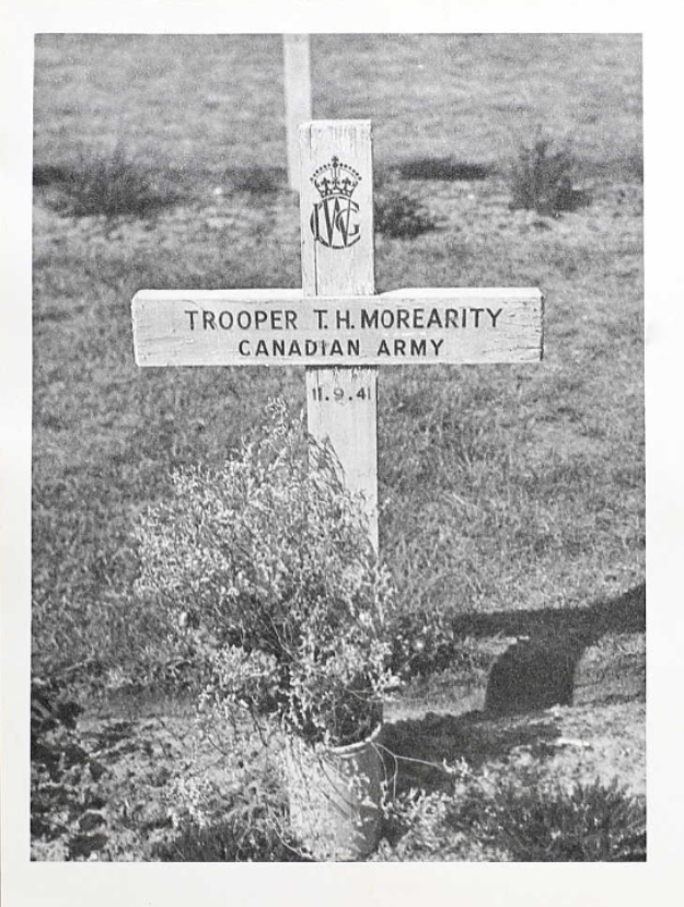 Temporary grave marker