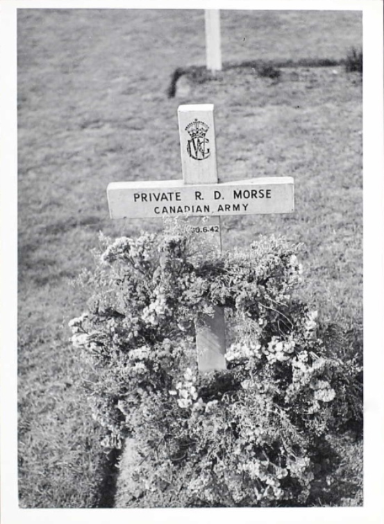 Temporary grave marker