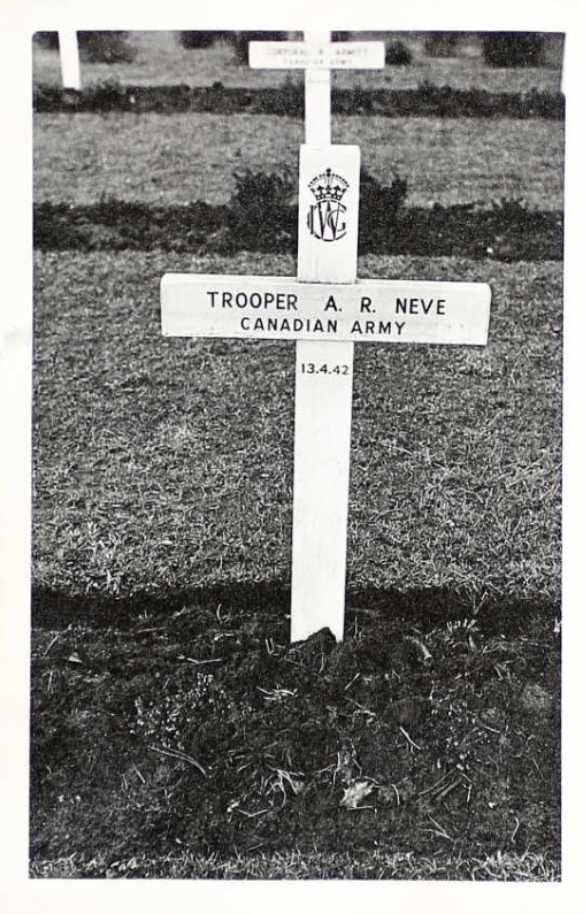 Temporary grave marker