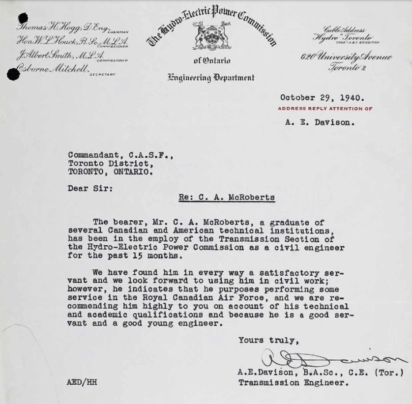 Letter of recommendation