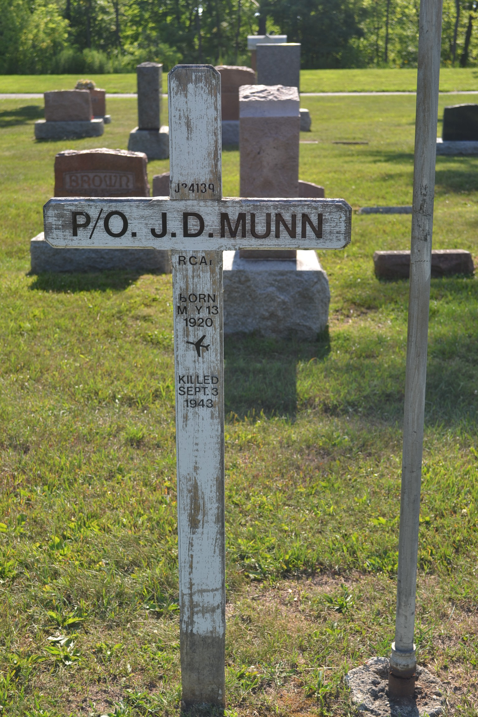 Grave marker