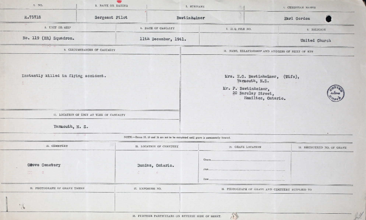 Circumstances of death registers