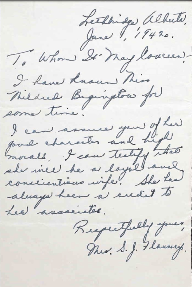 Letter of recommendation