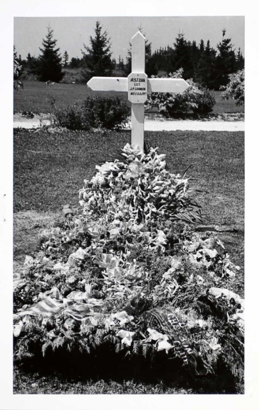 Temporary grave marker