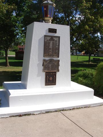 Hagersville War Memorial Monument