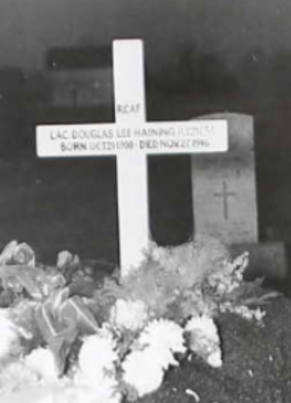 Temporary grave marker