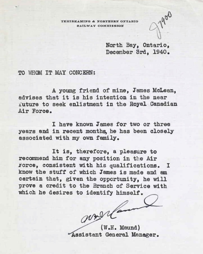 Letter of recommendation