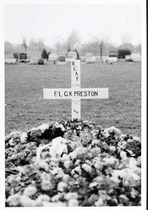 Temporary grave marker