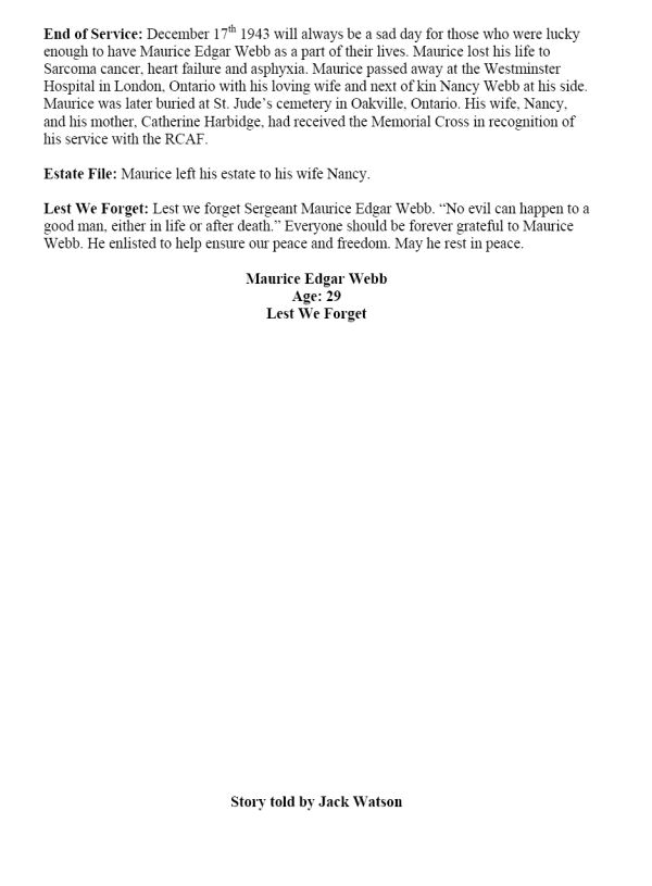 Oakville Remembers Biography (Page 2)