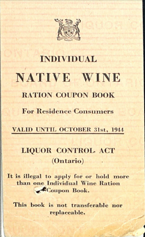 Ration Coupon Book