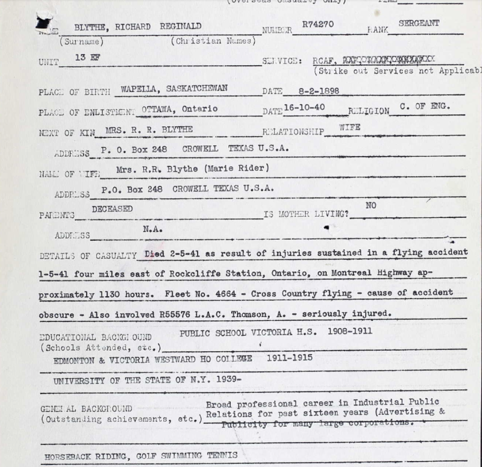 Circumstances of death registers