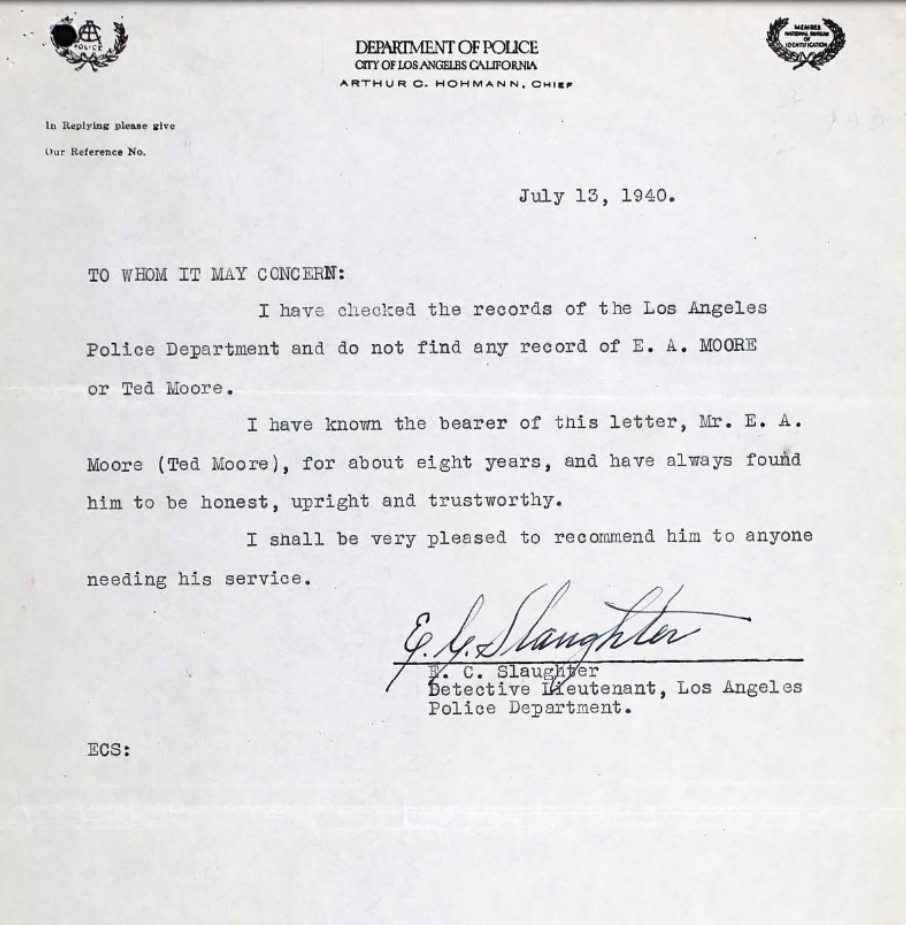 Letter of recommendation