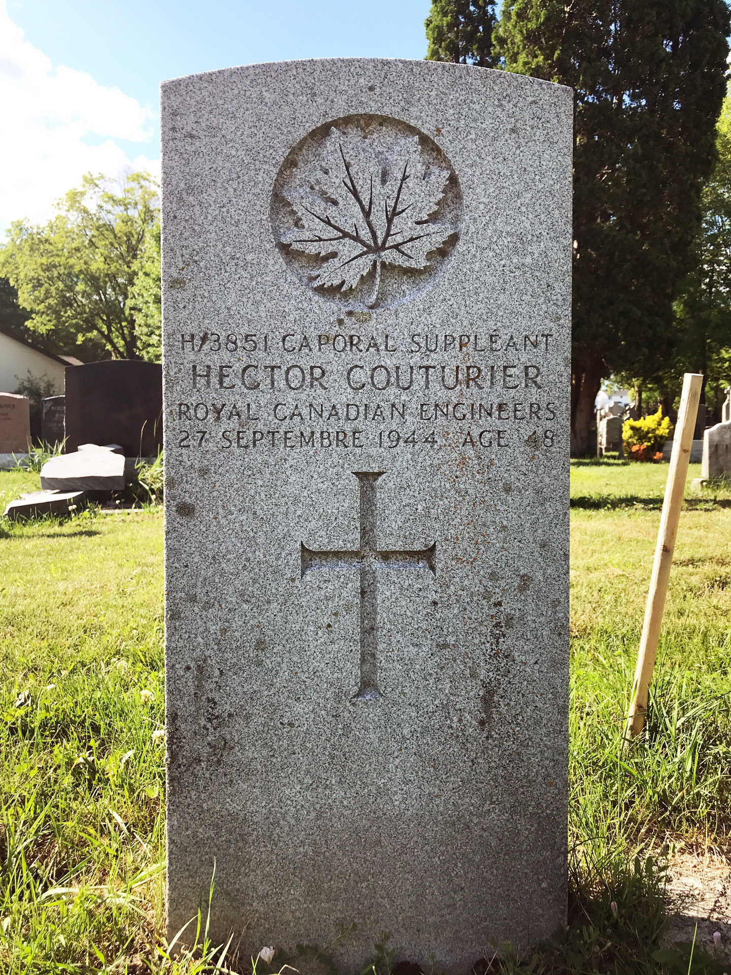 Grave marker