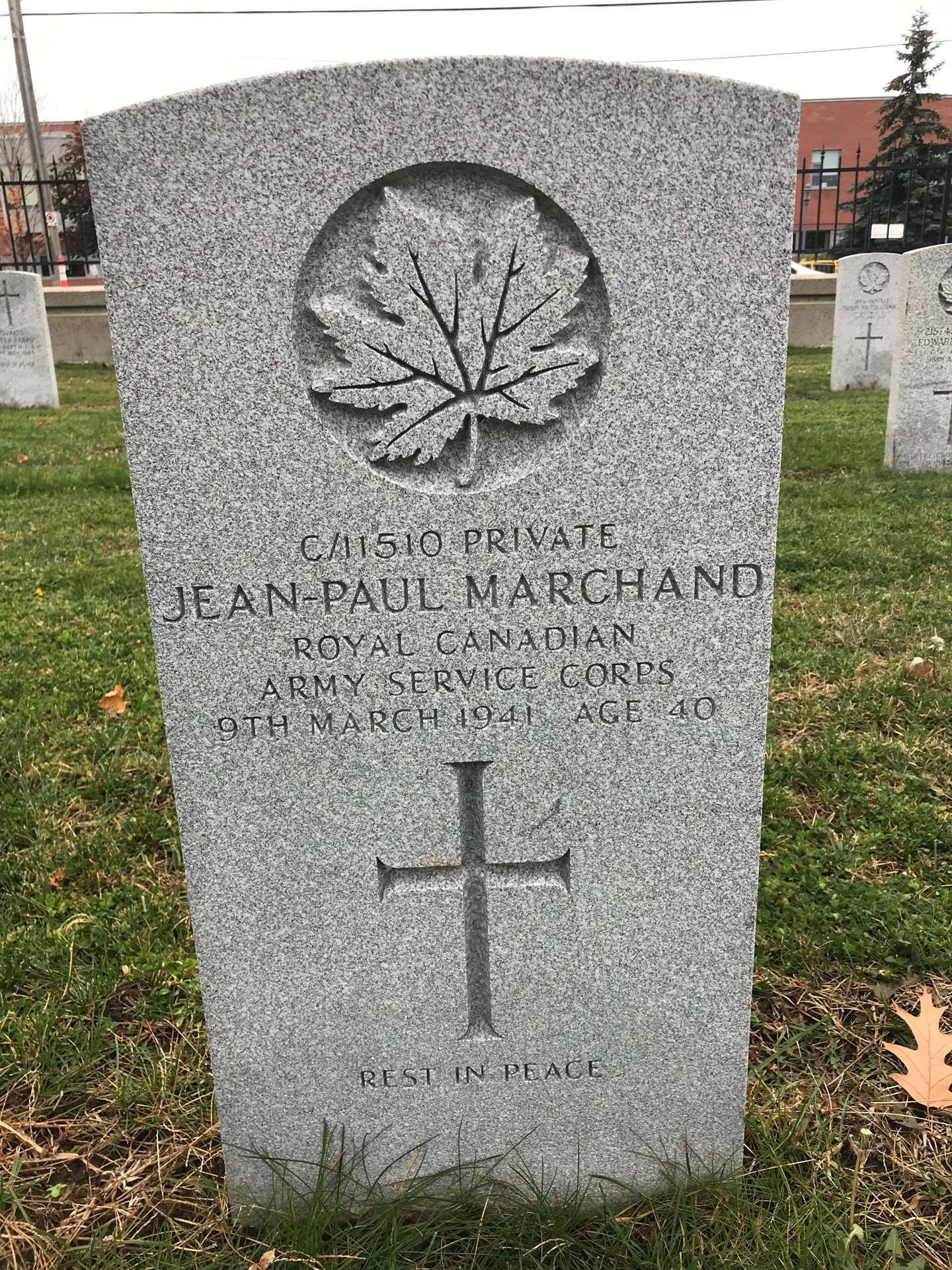Grave marker