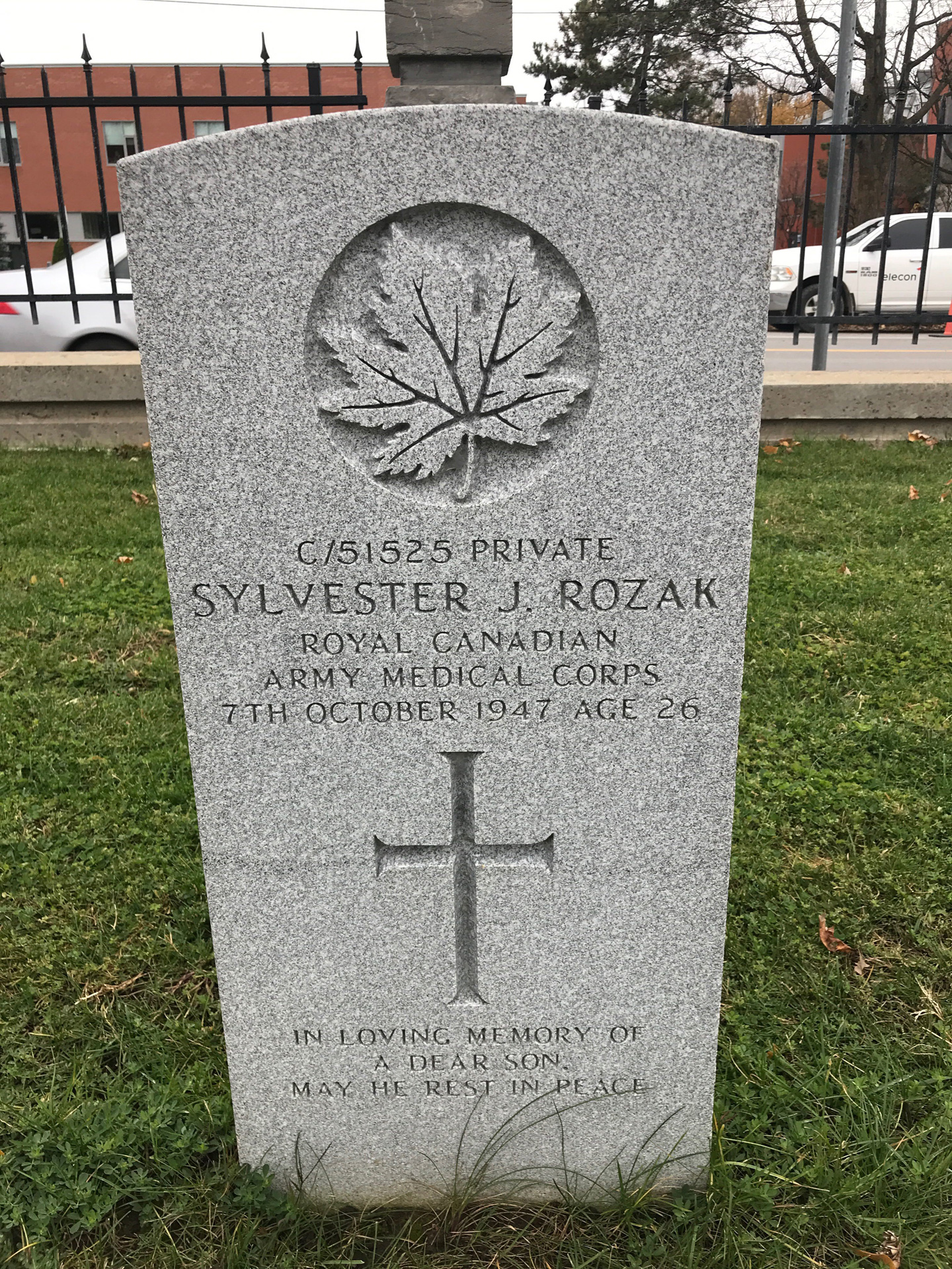 Grave marker