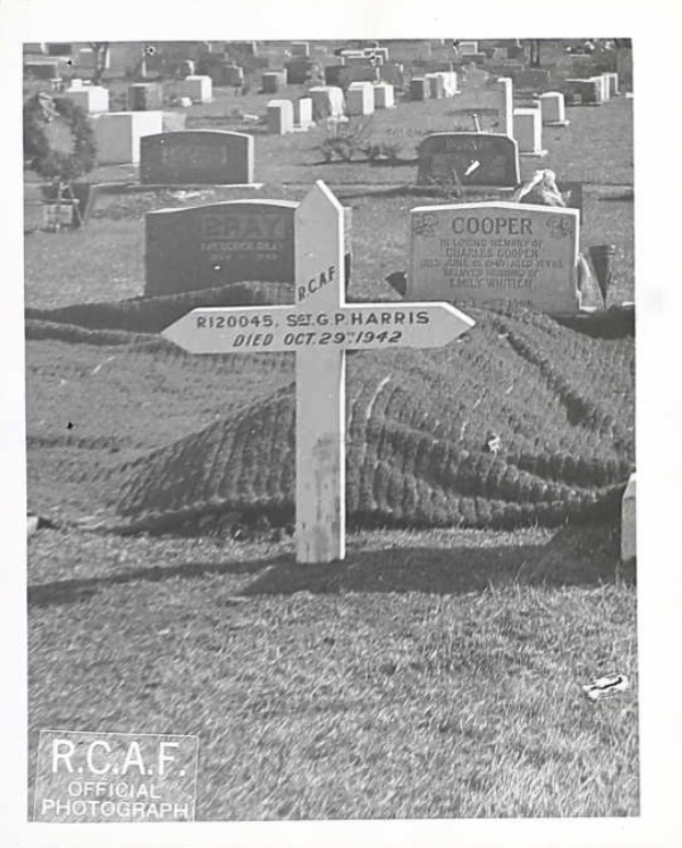 Temporary grave marker