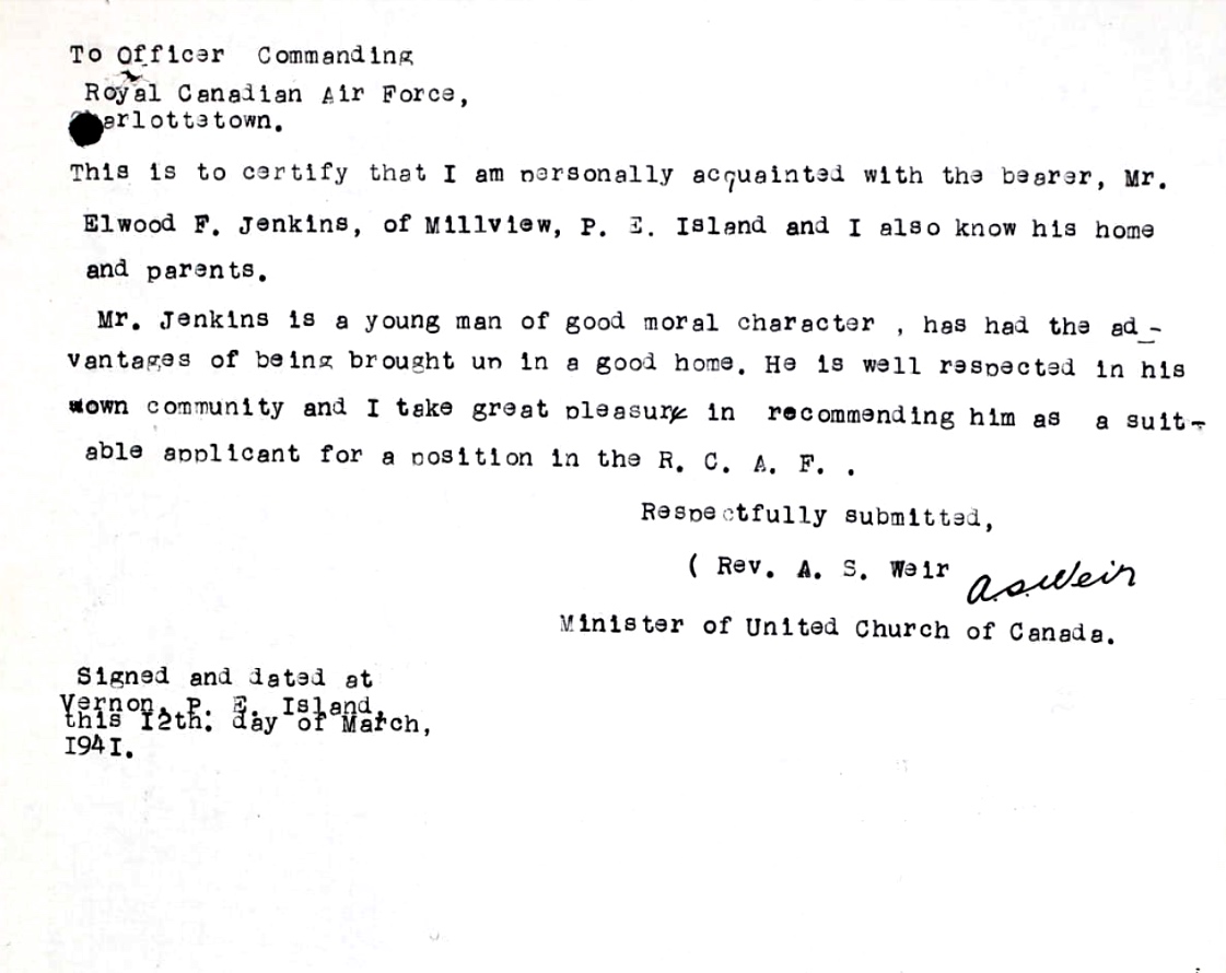 Letter of Recommendation