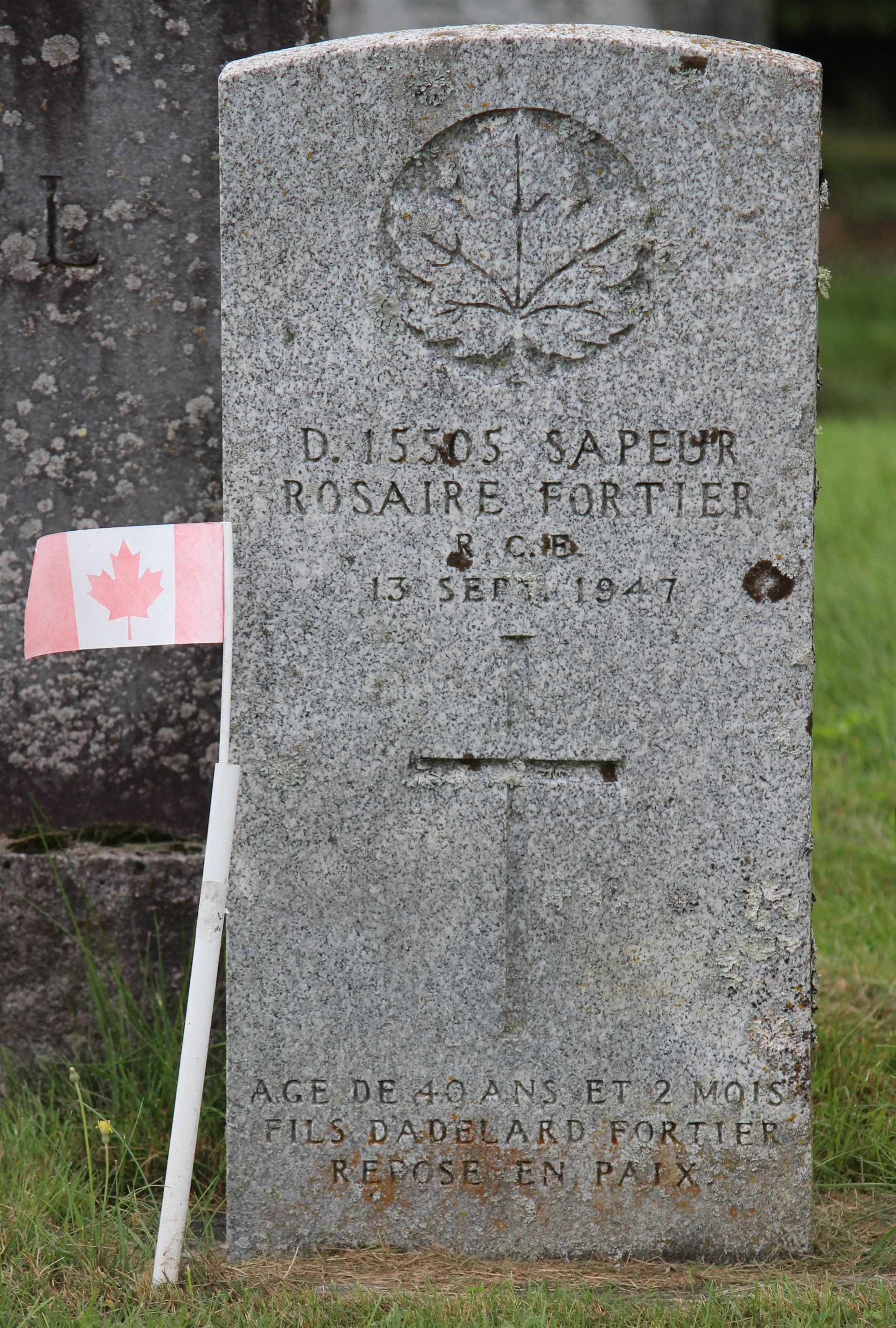 Grave marker