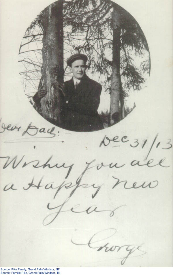 A letter from George