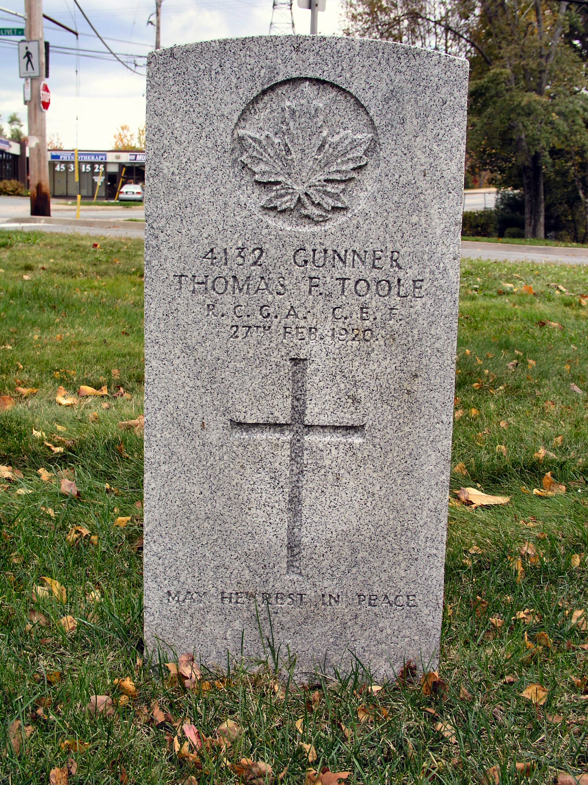 Grave marker