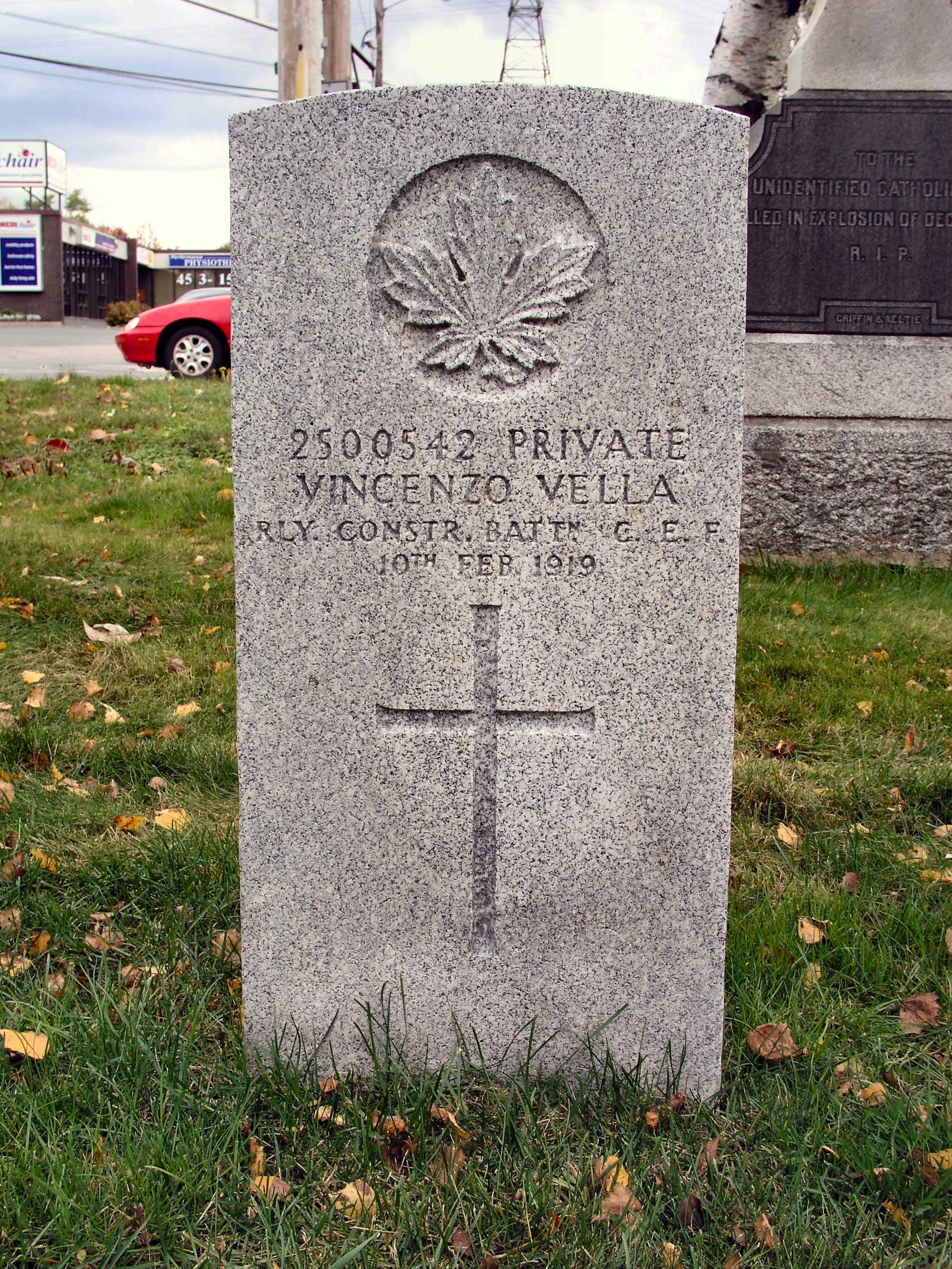 Grave marker