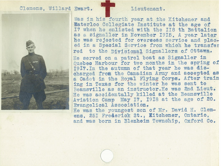 Photo of WILLIARD EWART CLEMENS