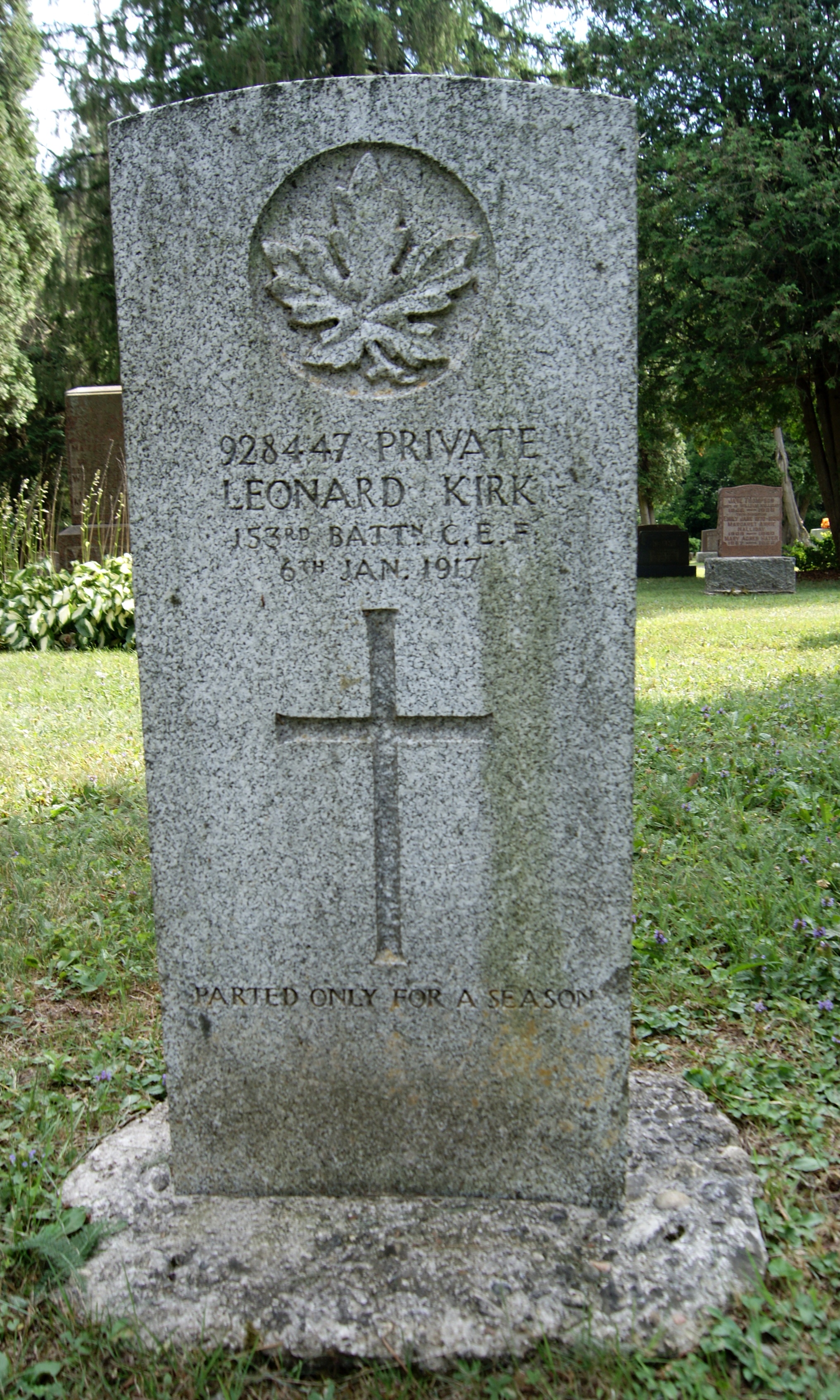 Grave marker
