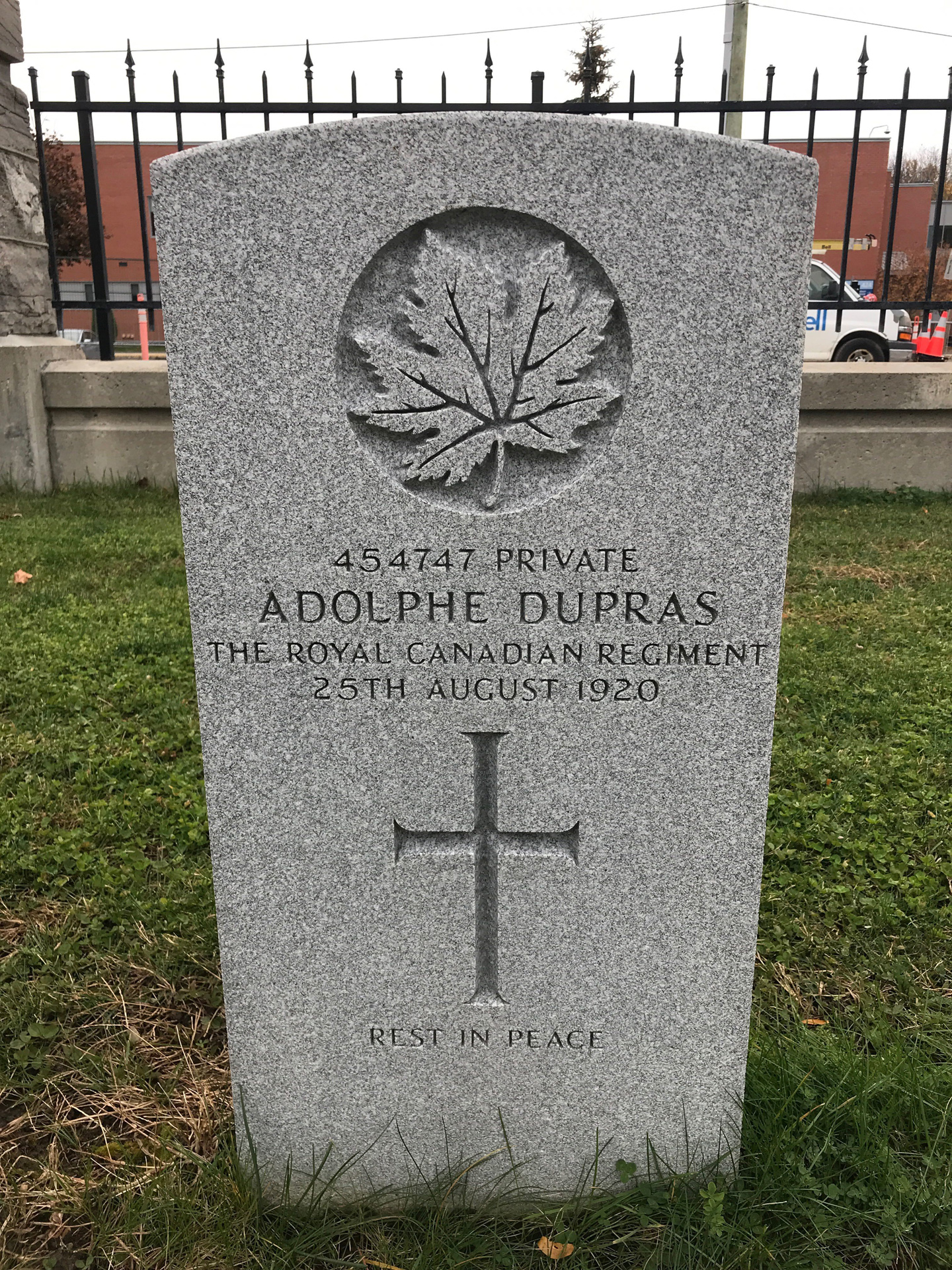 Grave marker