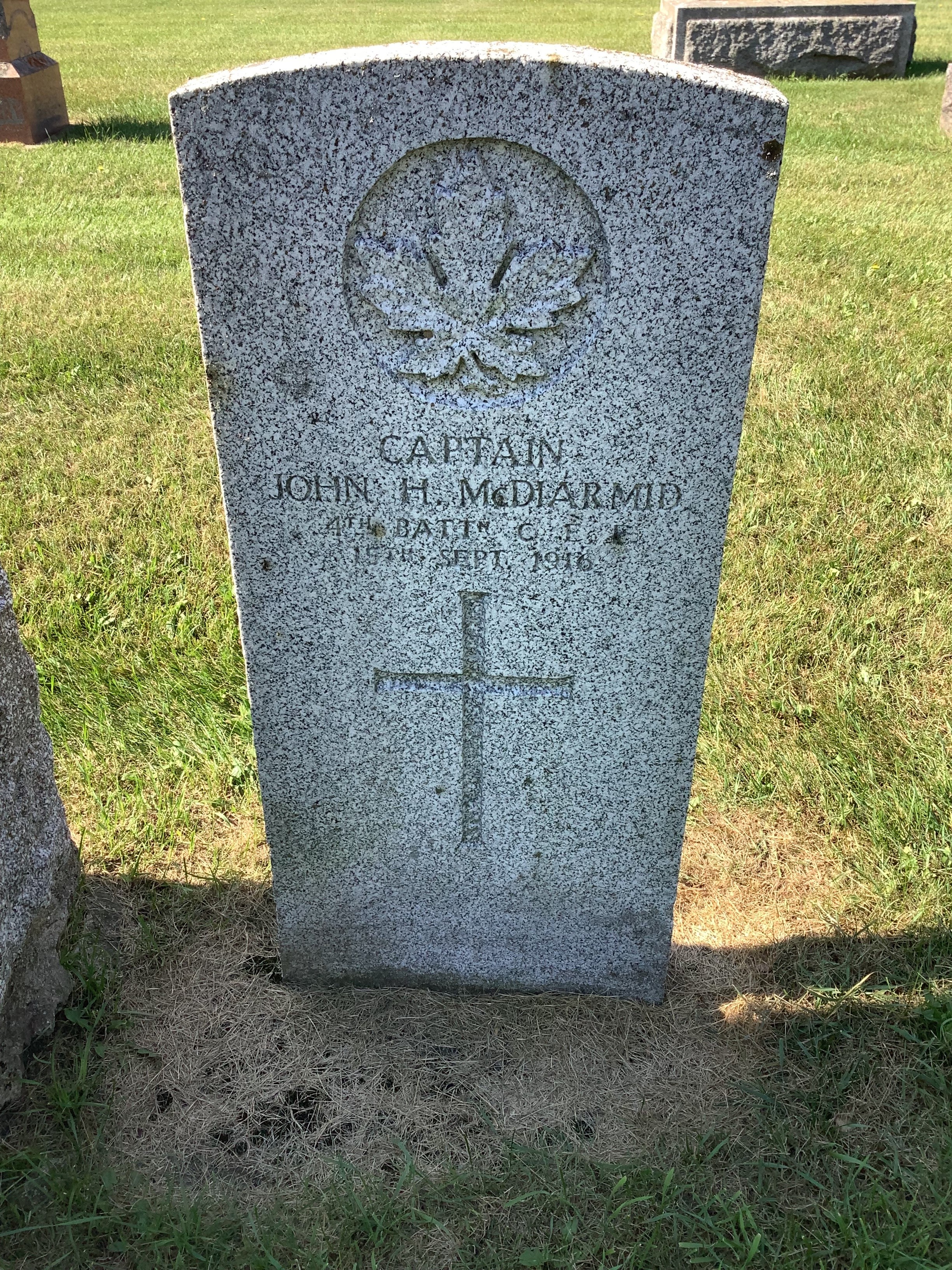 Grave marker