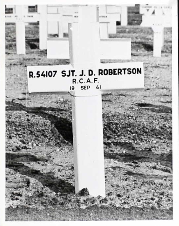 Temporary grave marker