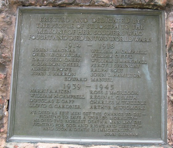 Memorial Tablet