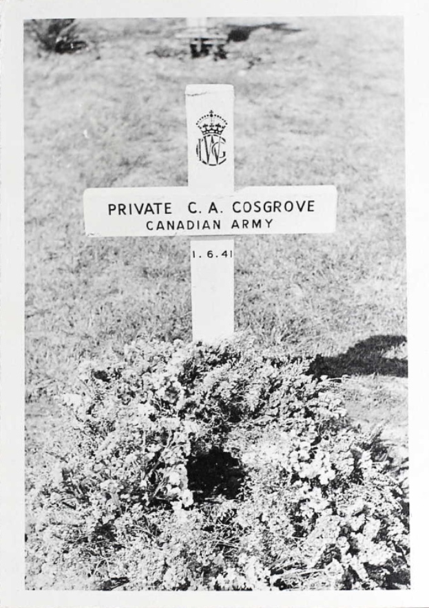 Temporary grave marker