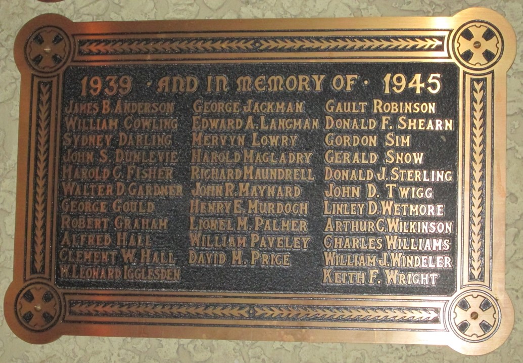 Memorial Plaque