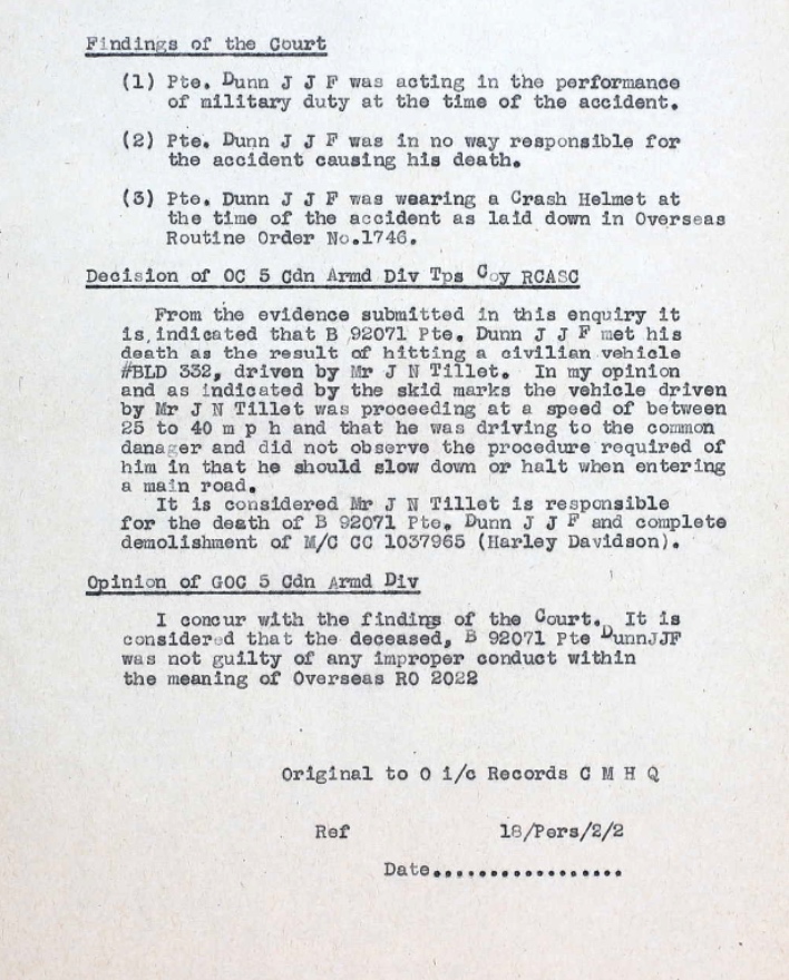 Circumstances of death