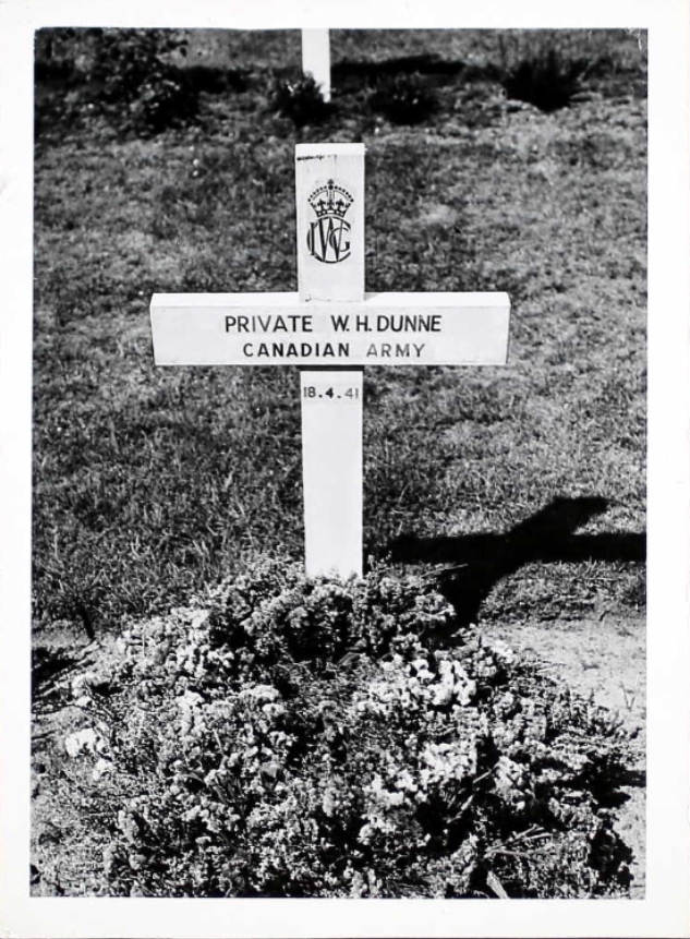 Temporary grave marker