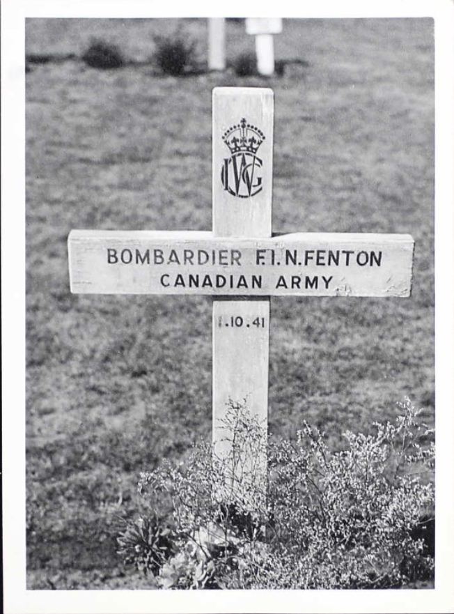 Temporary grave marker