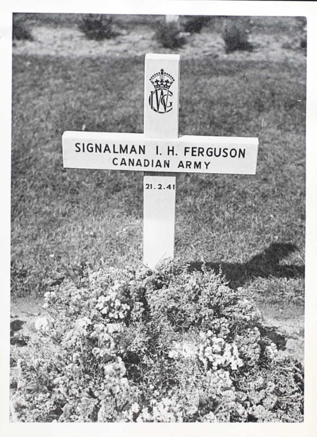 Temporary grave marker