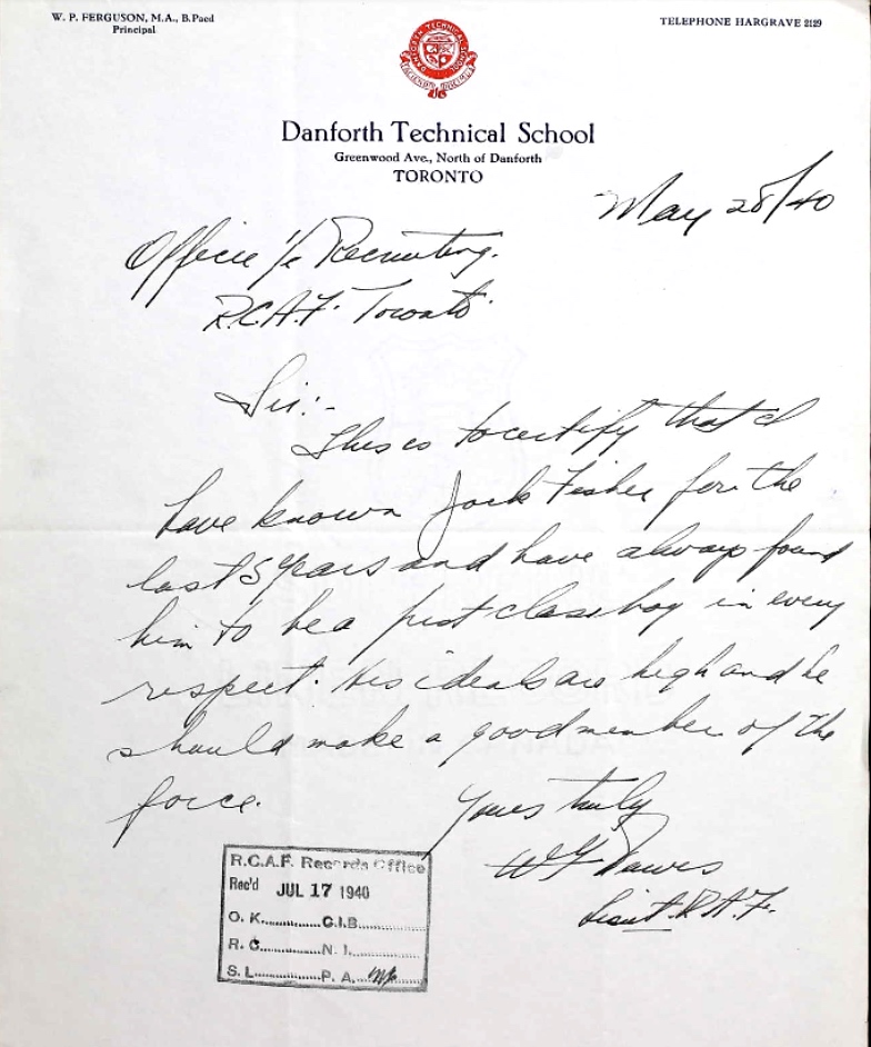 Letter of recommendation