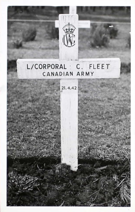 Temporary grave marker