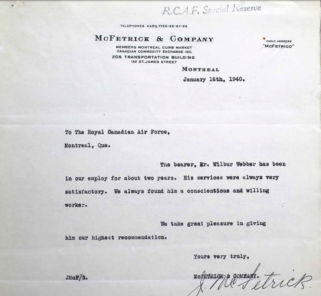 Letter of recommendation