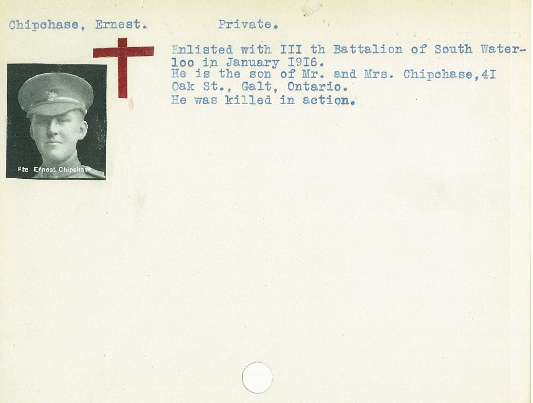 Photo de EARNEST CHIPCHASE