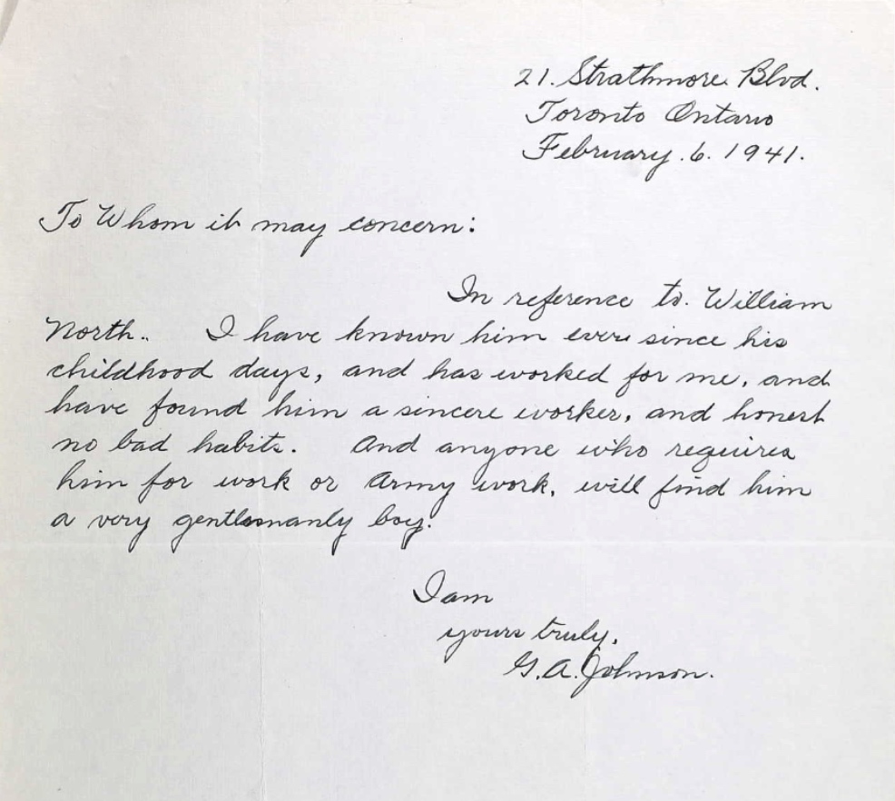 Letter of recommendation