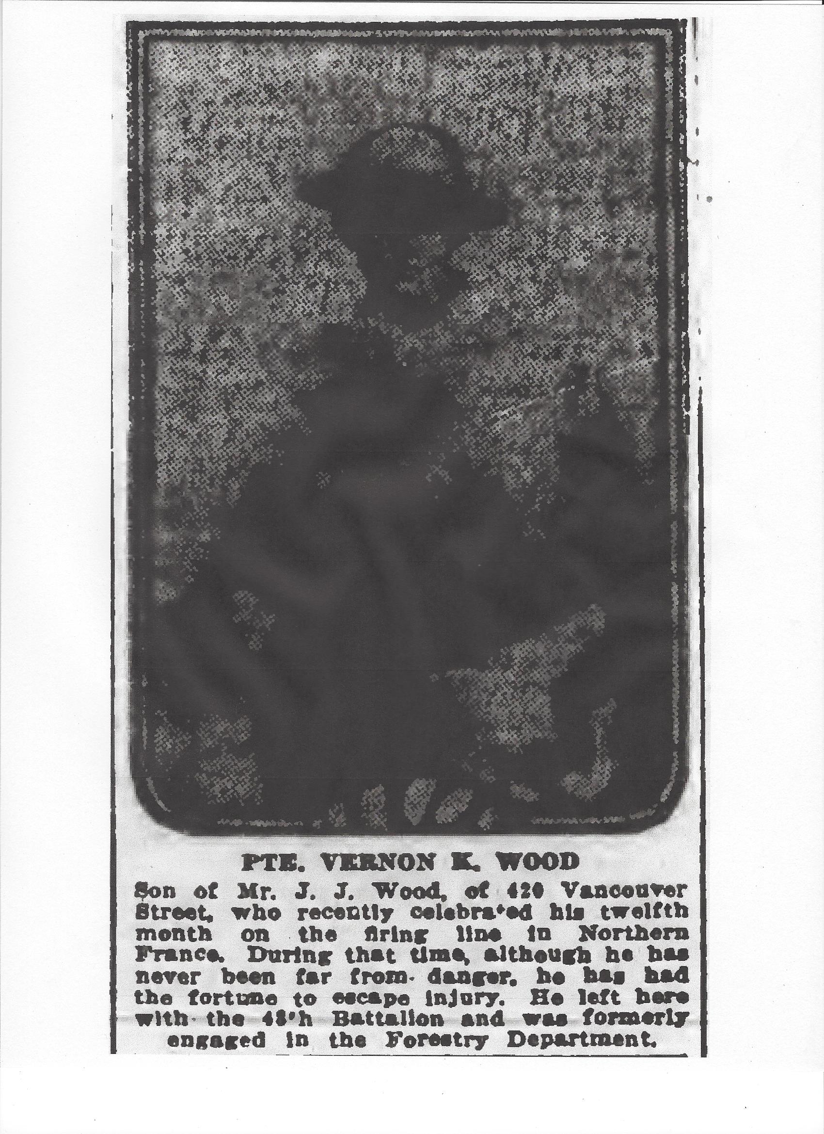 Photo of VERNON KINGSLEY WOOD