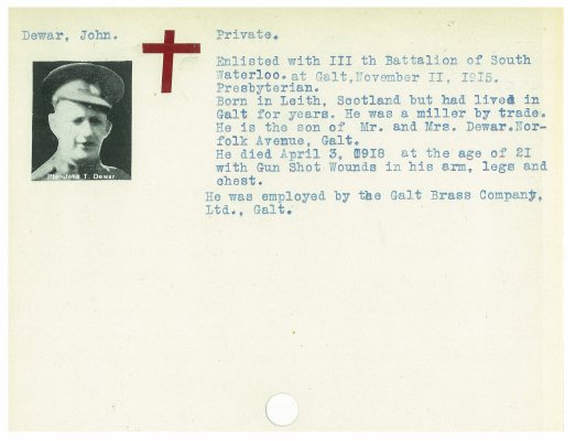 Photo of JOHN TAYLOR DEWAR