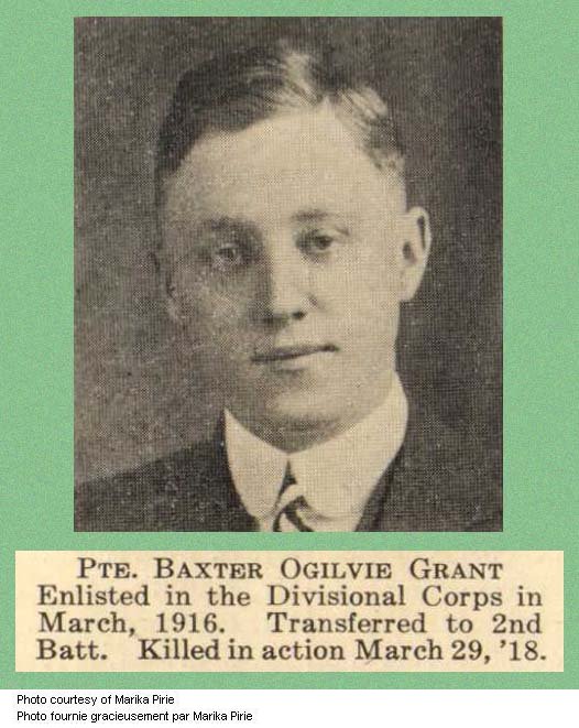 Photo of Baxter Ogilvie Grant