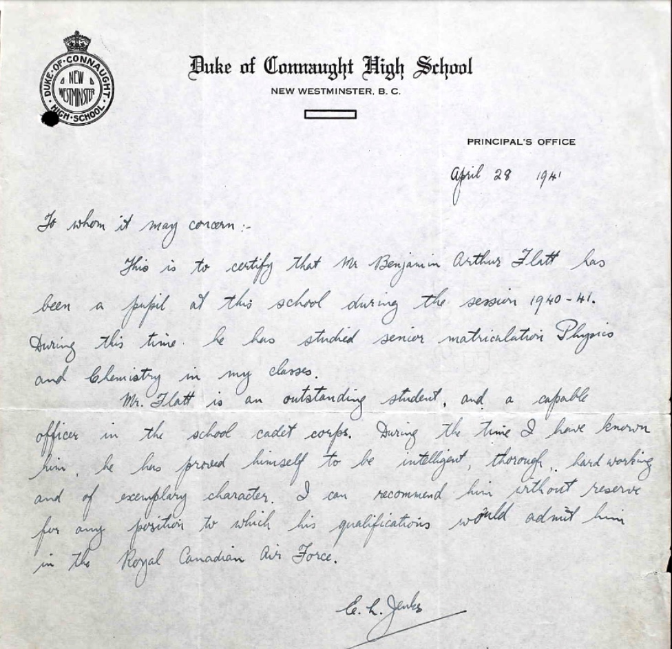 Letter of recommendation