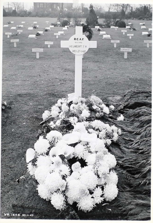 Temporary grave marker