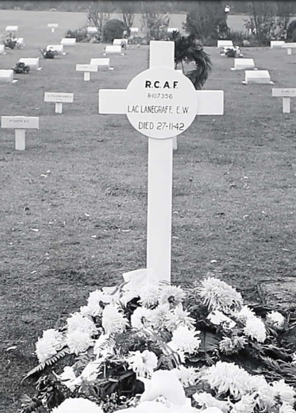 Temporary grave marker