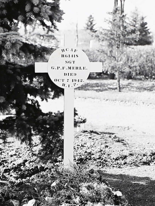 Temporary grave marker