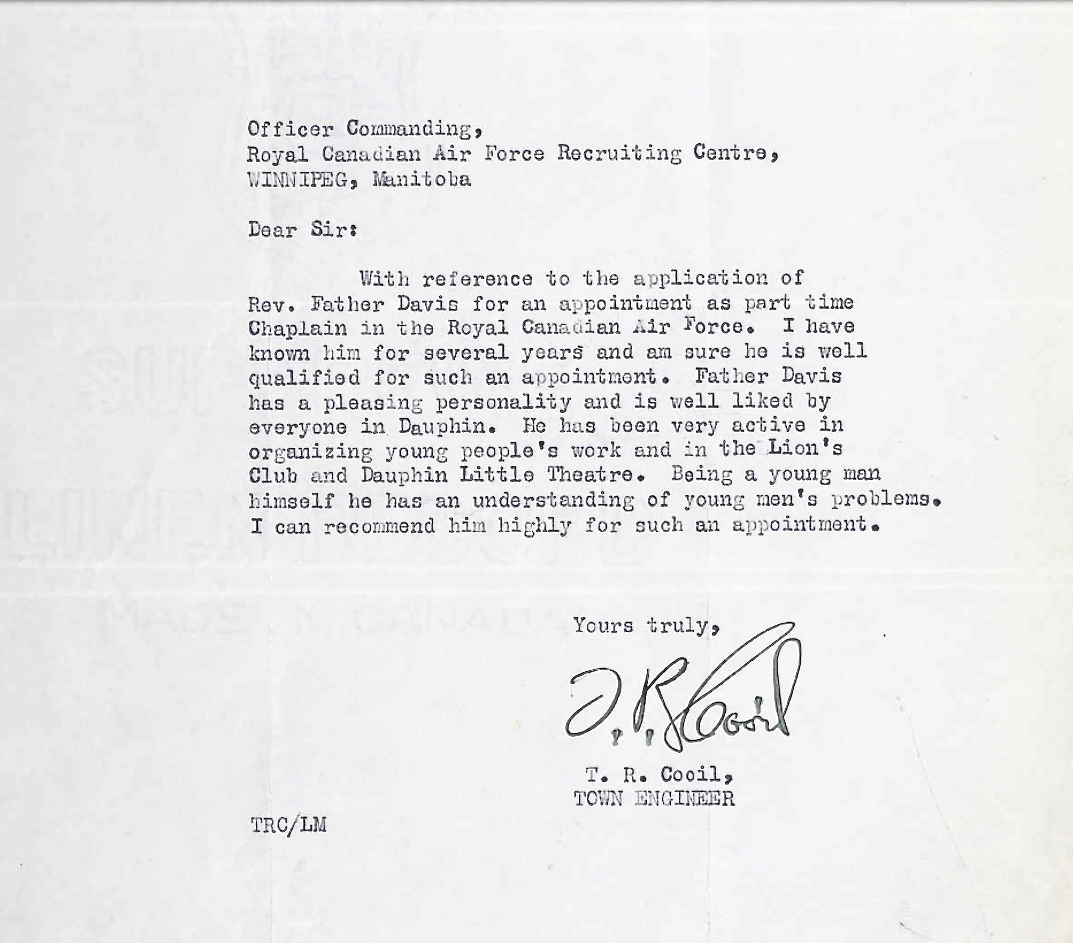 Letter of recommendation